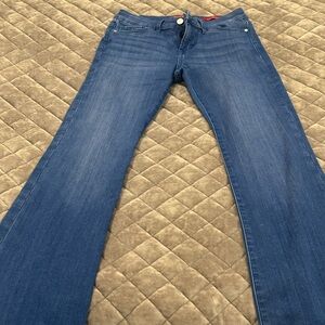Guess Blue Flare Wide Leg Jeans